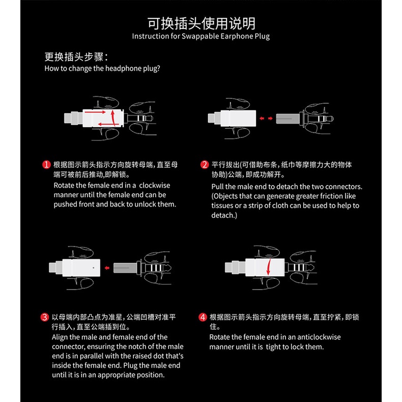 Fiio Dây Cáp Tai Nghe Cân Bằng Mạ Bạc ls-4.4a 4.4mm Sang 0.78mm 2pin Cho fd11 fd3