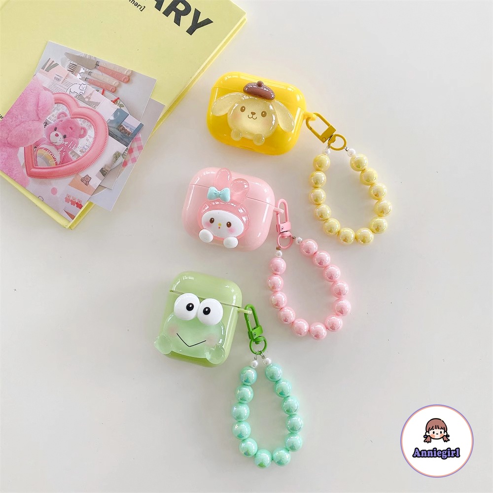 Vỏ Bảo Vệ Hộp Sạc Tai Nghe airpods pro 2 airpods 1 2 Hình sanrio melody Dễ Thương Ốp