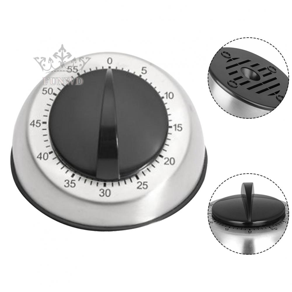 Kitchen Timer Kitchen Tools Mechanical Stainless Steel Cooking Time Manager