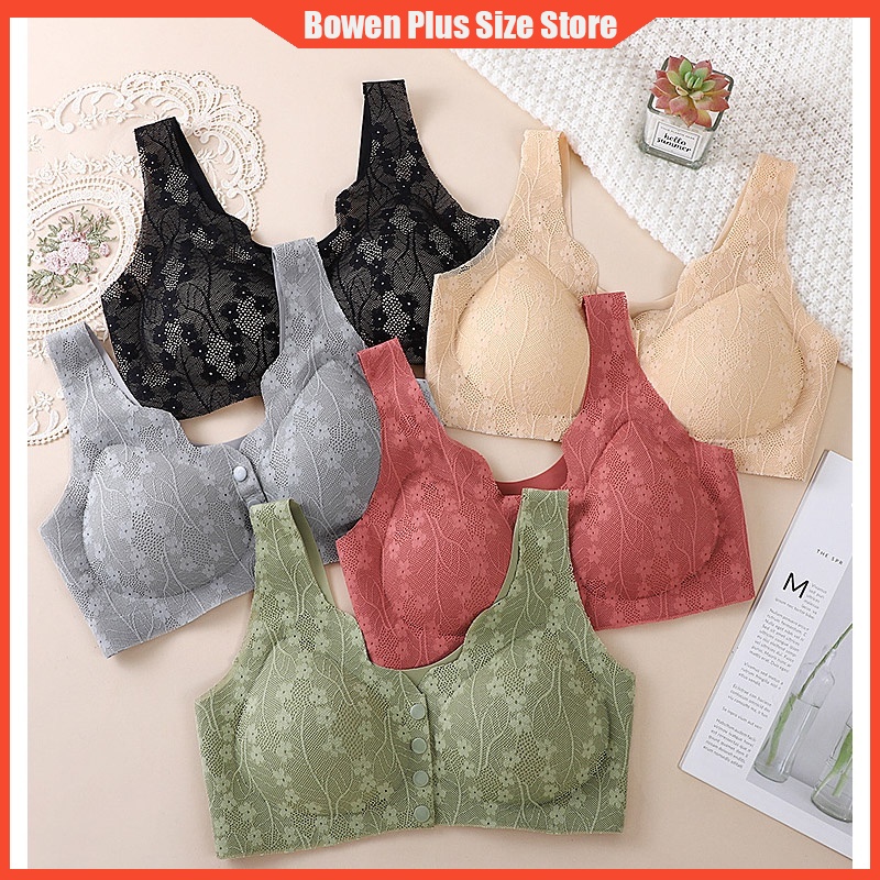 Áo lót 4 Nút Cài Trước Thiết Kế Thoải Mái Cỡ m-4xl Thời Trang Cho Nữ 40-100kg