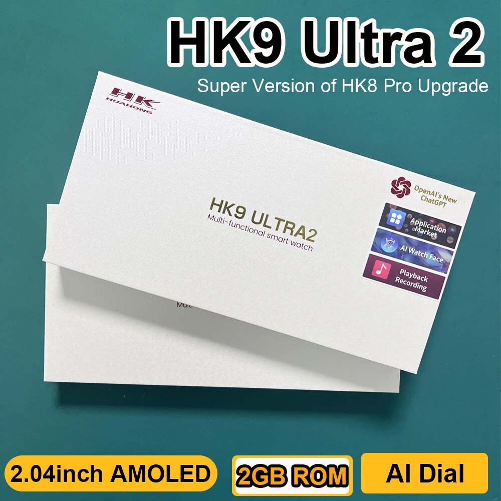 Đồng Hồ Thông Minh 2023 hk9 ultra 2 amoled hk8 Hỗ Trợ nfc 2gb rom Và Phụ Kiện