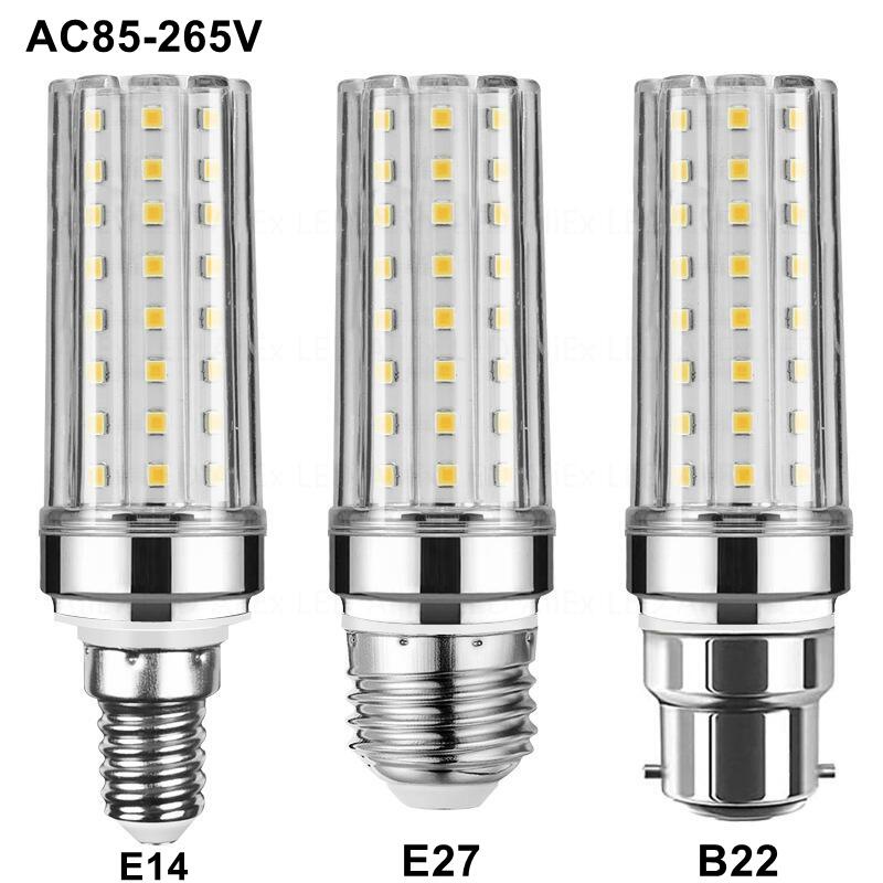 Bóng Đèn led Bắp Ngô e27 e14 b22 12w 16w 20w ac85-265v 2835 smd Siêu Dài