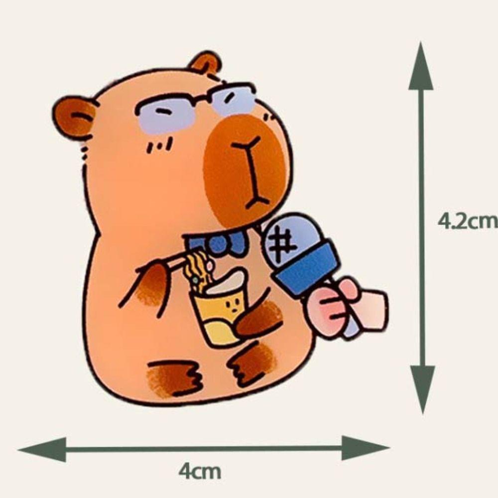 Shanhai capybara Móc Chìa Khóa Xe Hơi Bằng acrylic Hình Chú Chó Hoạt Hình Vui Nhộn Sáng Tạo