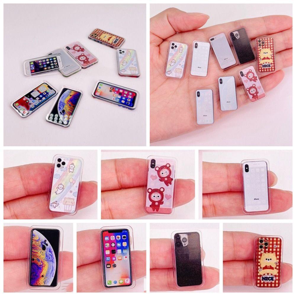 Mô Hình Điện Thoại Di Động Mini bjd 1: 12 Dễ Thương Trang Trí Nhà Búp Bê 1: 12