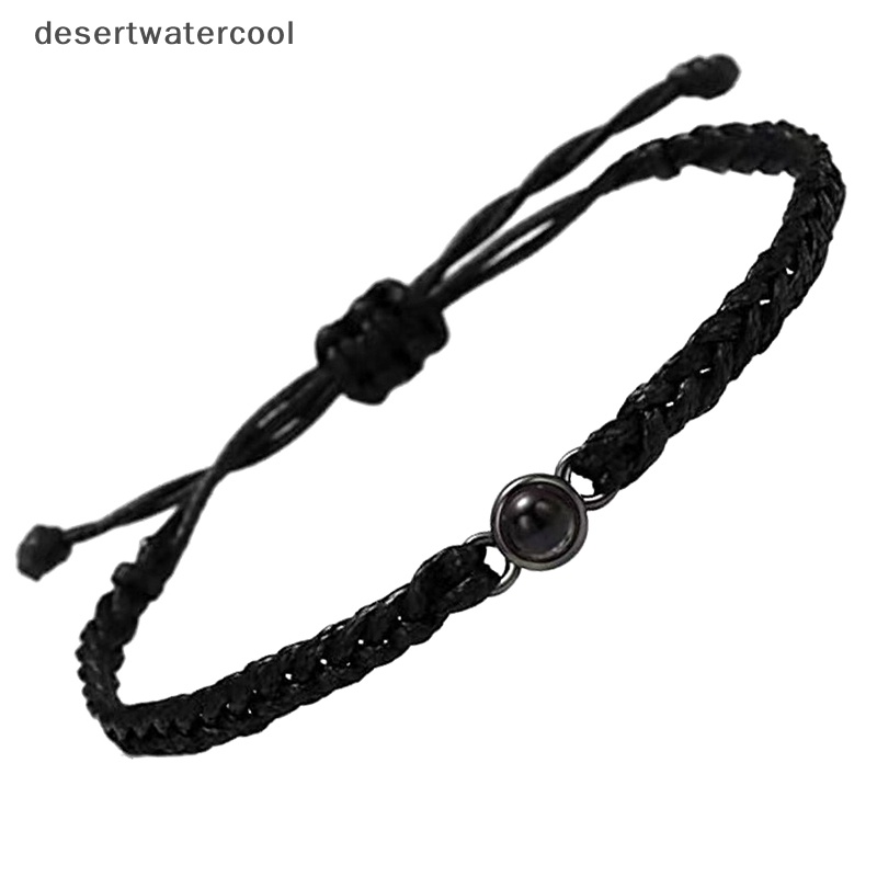 Vòng Tay handmade Mặt Tròn Khắc Hình Máy Chiếu Độc Đáo Cho Cặp Đôi / Bạn Bè / Giáng Sinh