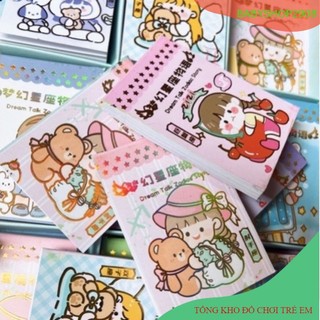 Quyển sticker dán các hình sổ mini hình chipi babyshop2908