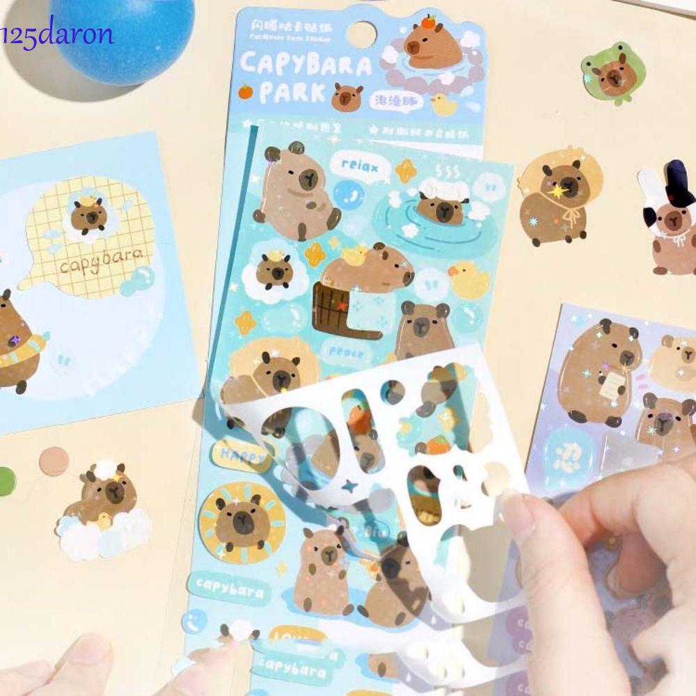 Sticker Dán Trang Trí Điện Thoại Chống Nước Hình capybara daron1 capybara guka diy