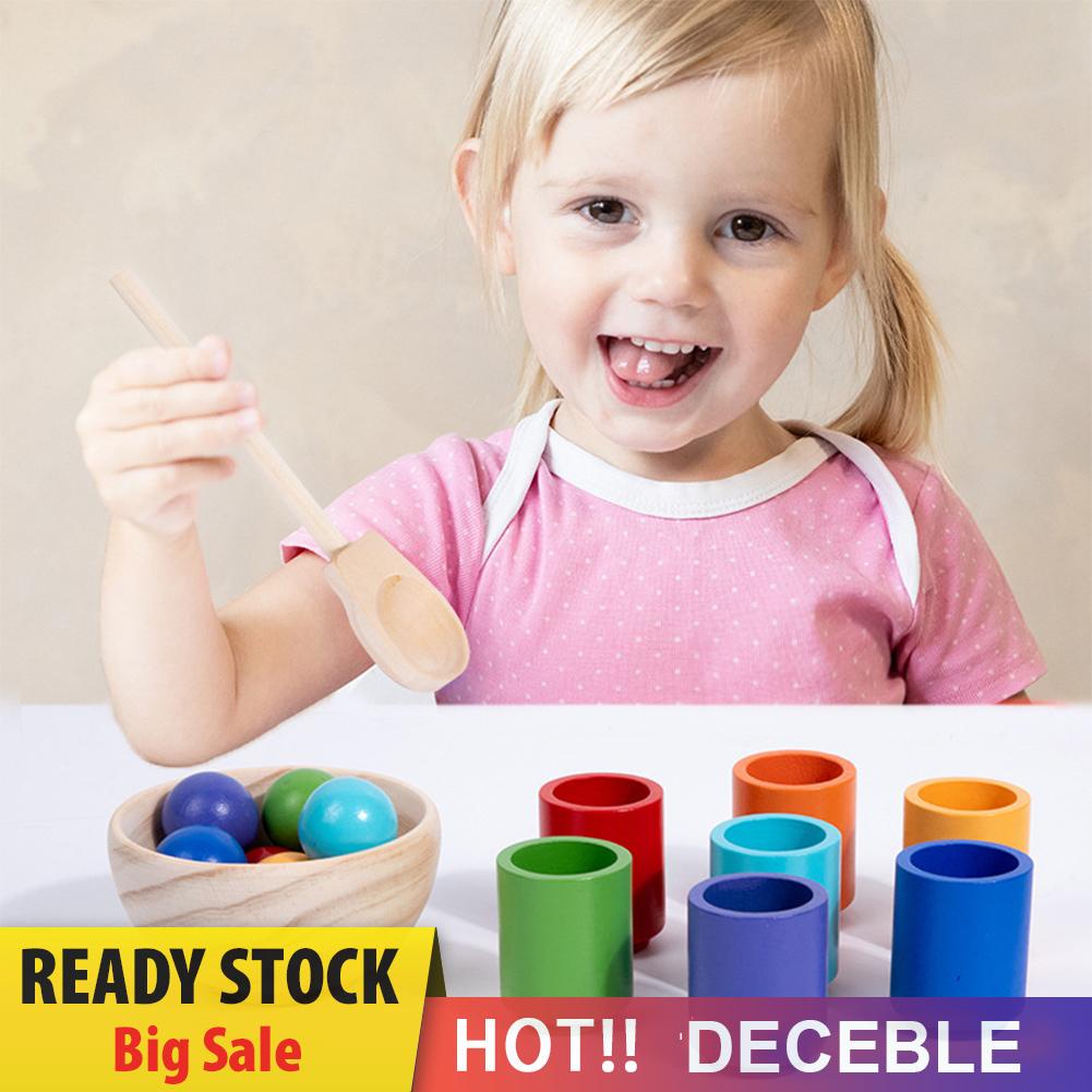 Đồ Chơi Bóng Cầu Vồng Tập Đếm Và Học Màu Sắc Dành Cho Trẻ Em