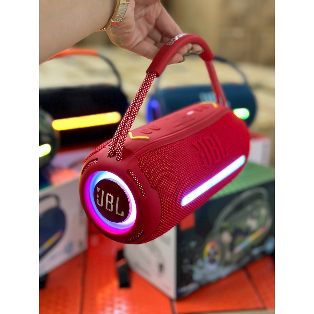 Loa bluetooth BoomBox360 phiên bản mới 2023, loa không dây độ đèn led cùng âm thanh bass căng công suất 20w pin trâu