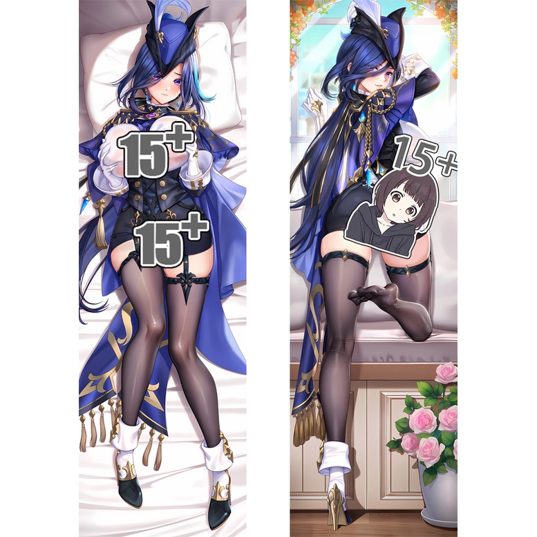 Vỏ Gối In Hình Nhân Vật game Dakim Sakura / sharurotto / clorinde / lumine Hoạt Hình Tùy Chỉnh