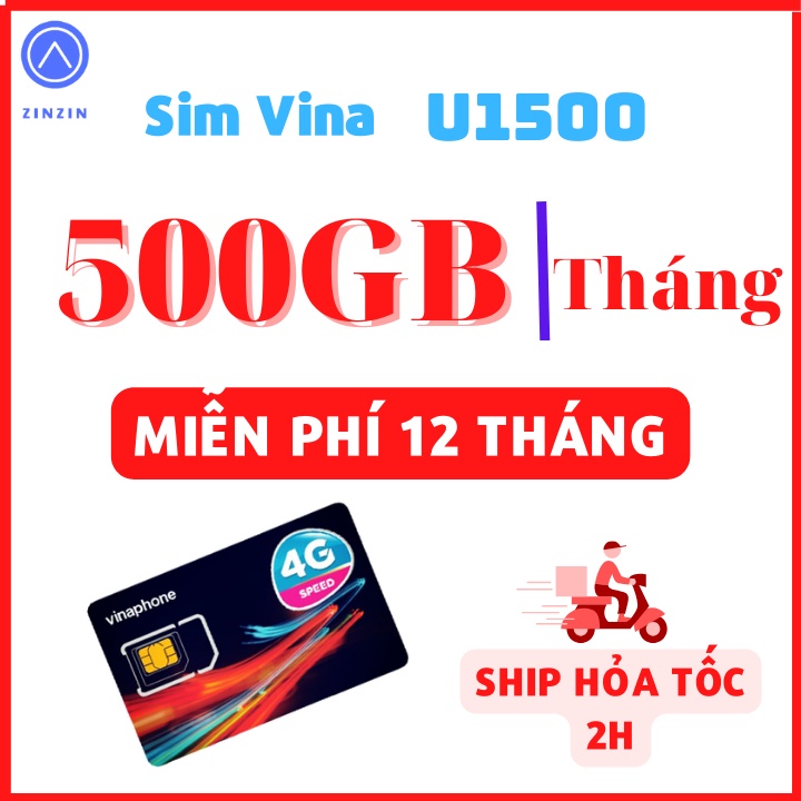Sim 4G Vinaphone 1 Năm,Sim Mạng 1 Năm U1500/VD149/GV89/Big50y/D89Y/Fhappy/Thaga60/TD49