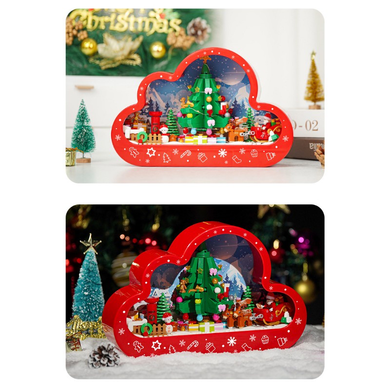 Bộ Đồ Chơi Lắp Ráp Hình Đám Mây Phát Sáng Độc Đáo