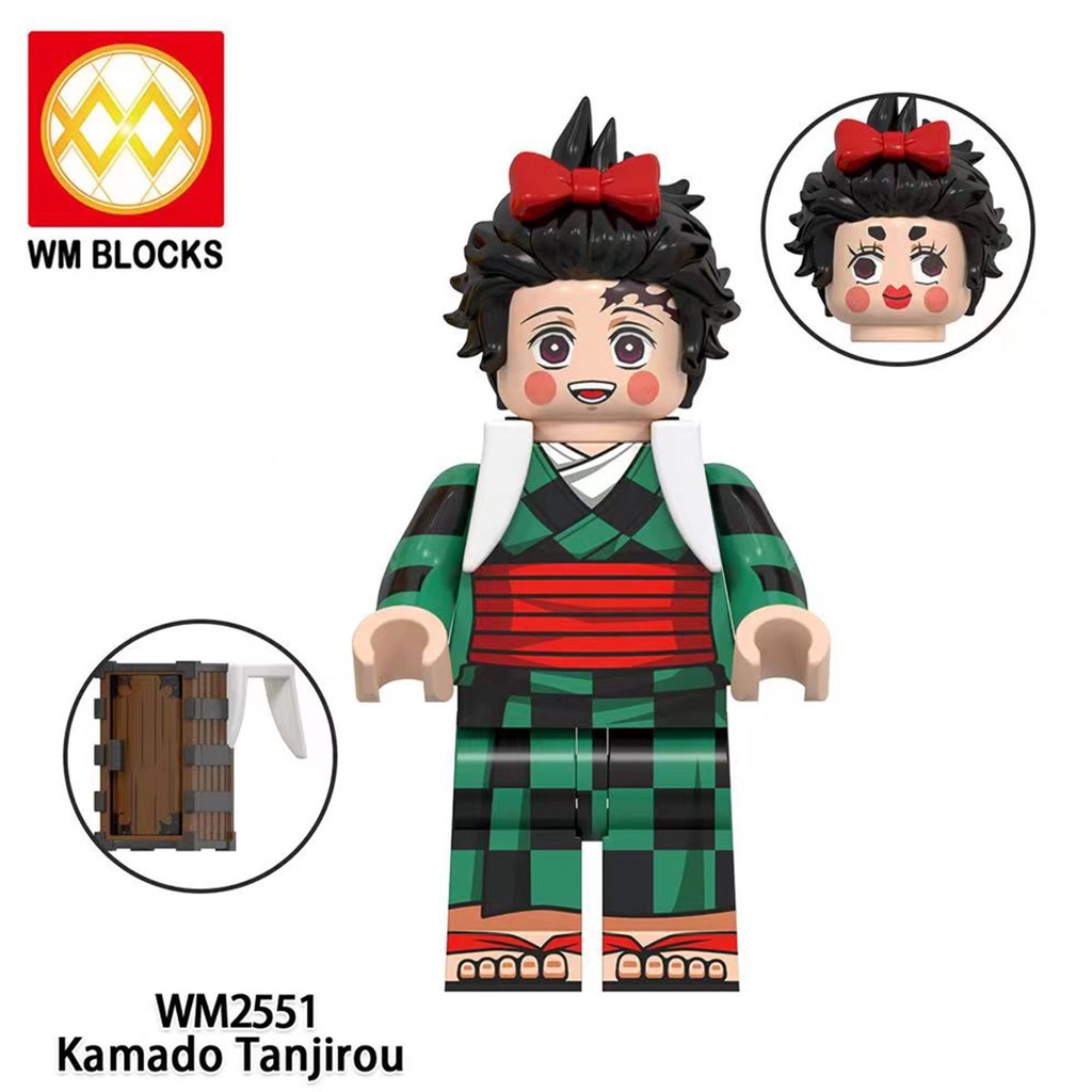 Đồ Chơi Lắp Ráp Mô Hình Nhân Vật anime demon slayer tanjiro
