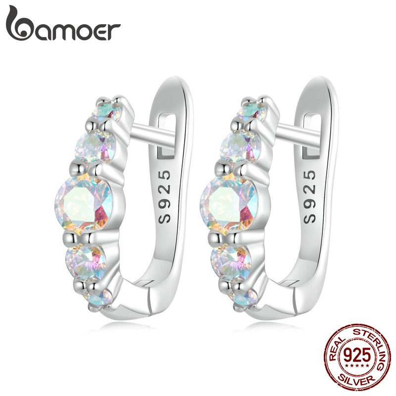 Móc Khóa Hình Cầu Vồng bamoer 925 S 925 Cho Nữ
