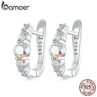 Móc Khóa Hình Cầu Vồng bamoer 925 S 925 Cho Nữ
