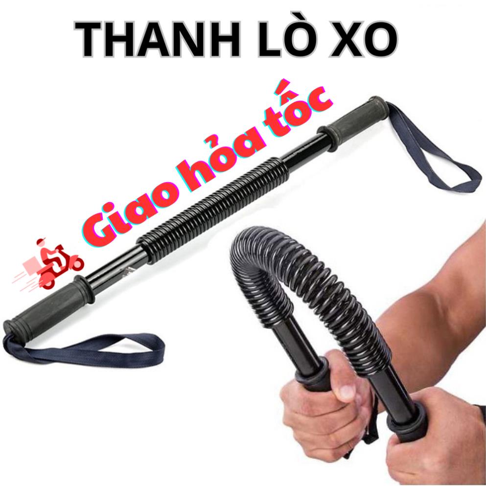 Thanh lò xo tập cơ tay, Gậy bẻ tập cơ tay lò xo đàn hồi 20kg, 30kg, 40kg, 50kg, kháng lực tập gym, dụng cụ tập tay