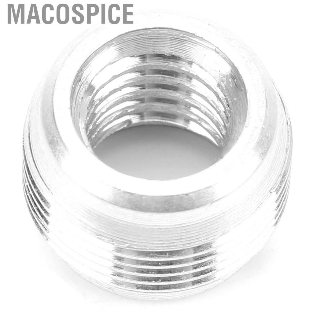 Macospice 3/8 Inch Female To 5/8 Male Threaded Nut Screws Adapter For Mic Stand Clamp