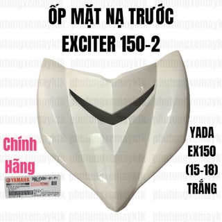 Yada-ex150-trắng-2 ốp mặt nạ trước