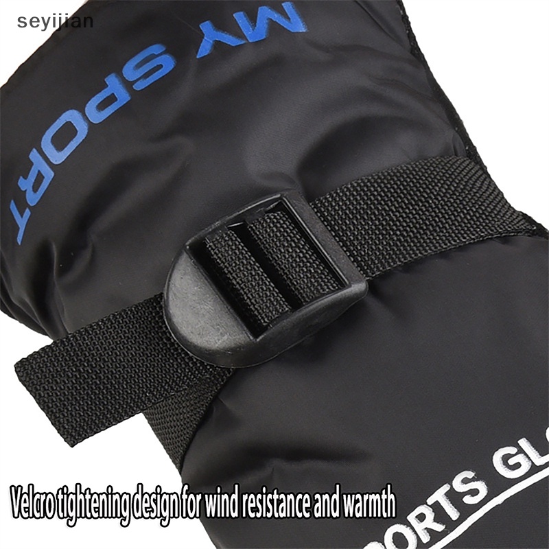 Găng Tay Giữ Ấm Mùa Đông Chống Thấm Nước Dùng Khi Đi Xe Máy Trượt Tuyết Cho Nam Nữ