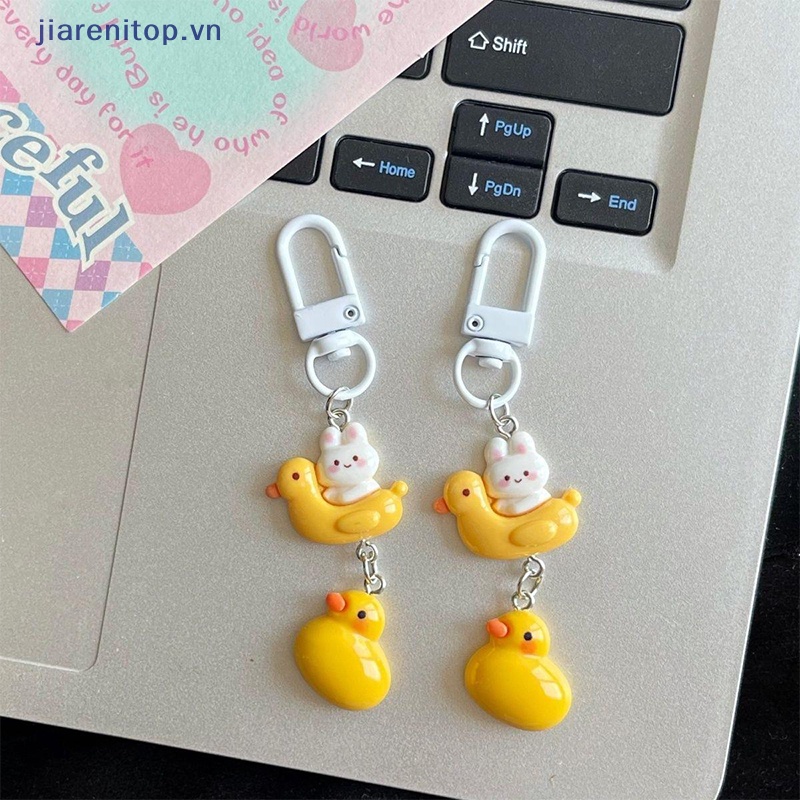 Móc Chìa Khóa Hình Thỏ / Vịt Vàng / Vịt Vàng Dễ Thương Vui Nhộn Cho Học Sinh Nữ vn