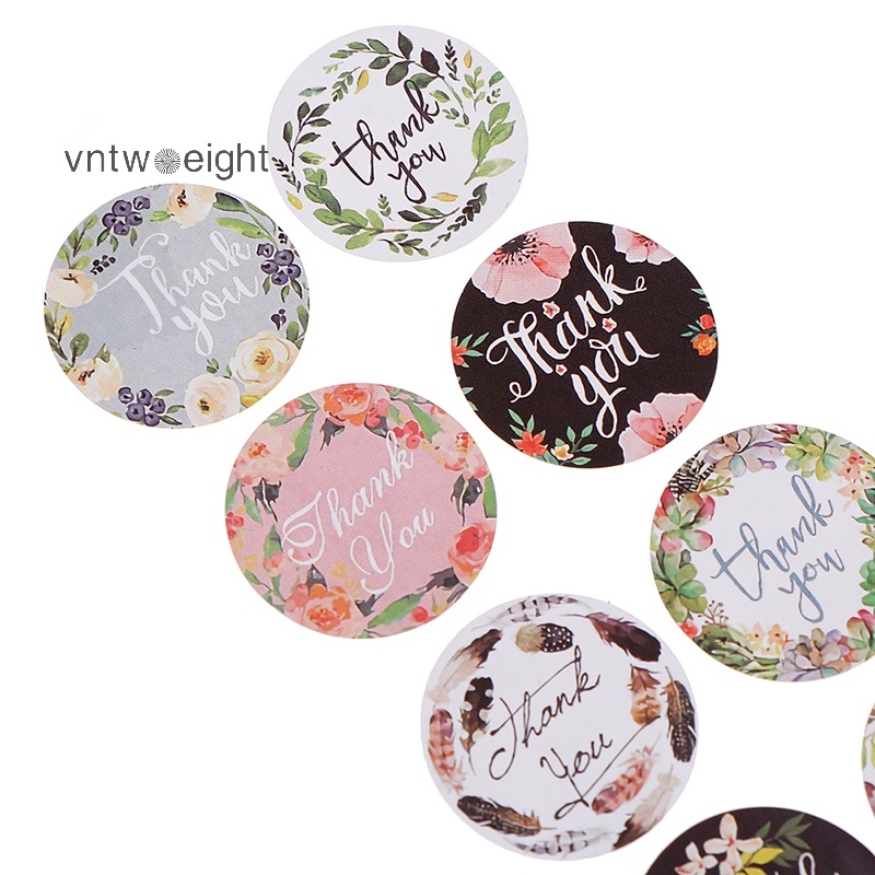 500 Nhãn Dán thank you sujian333 Cho Tiệc Cưới