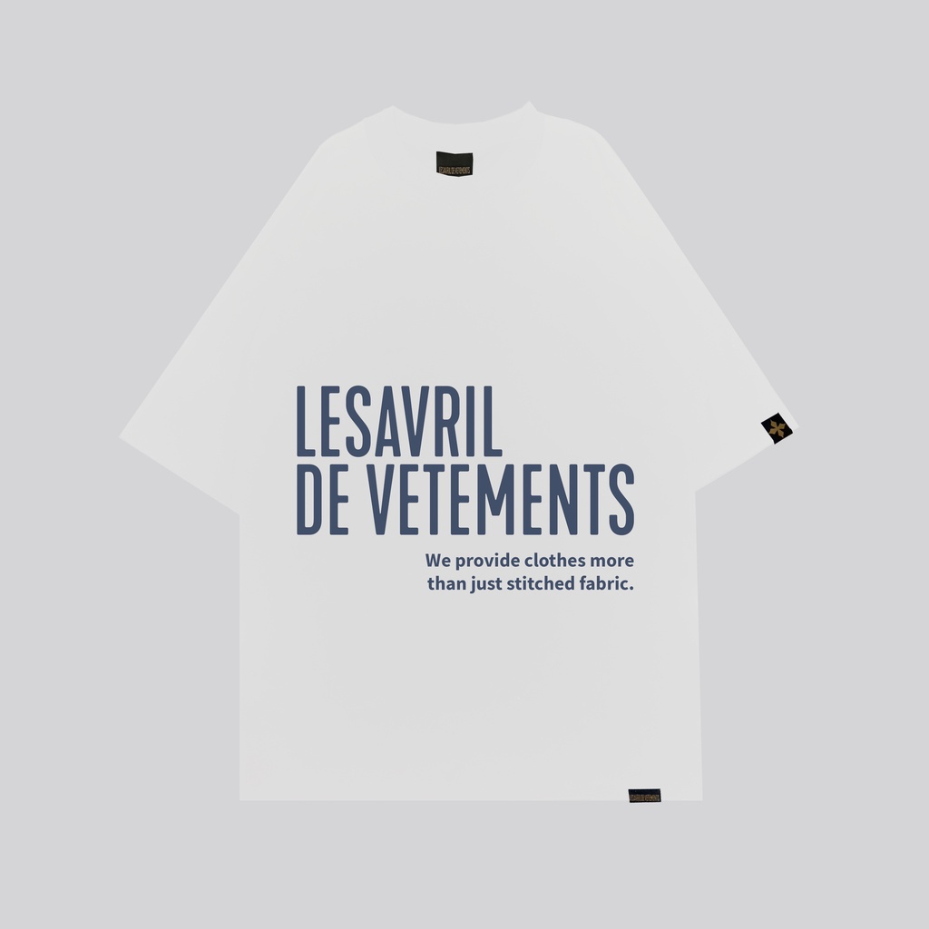 Áo thun Lesavril de Vetements We Provide - White