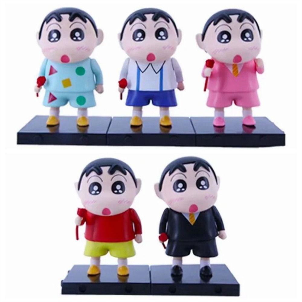Mmluck nohara shinnosuke Đồ Chơi Mô Hình Nhân Vật Phim Hoạt Hình shin-chan Bằng pvc Làm Quà Tặng Sinh Nhật