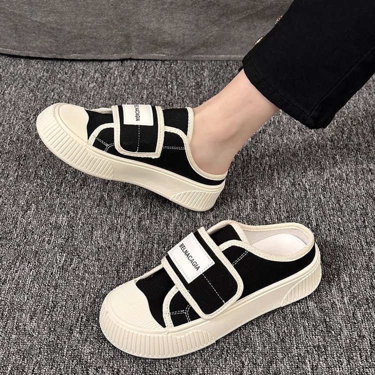 Giày Thể Thao Vải canvas Đế Dày Phong Cách Mới 2023 Cho Nữ