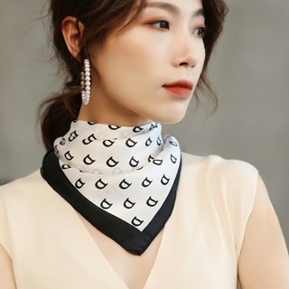 Khăn lụa vuông choàng cổ CASSN