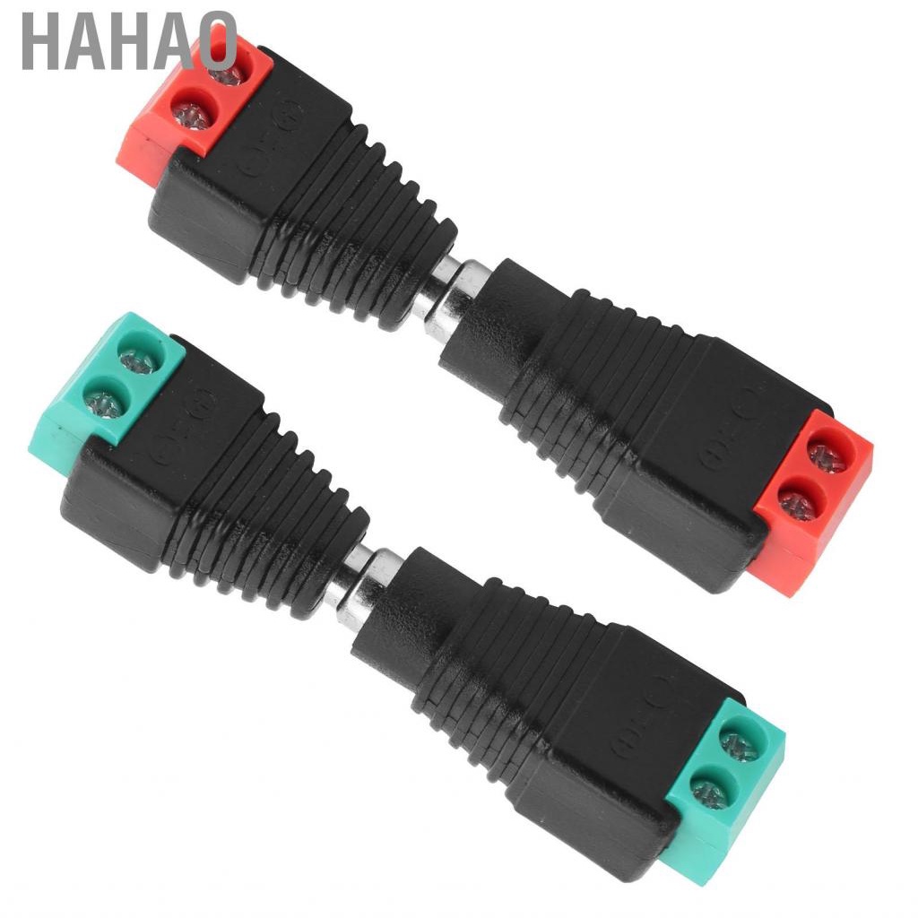 Hahao 5.5x2.1mm DC Power Connector No welding Male Female Adapters for converter