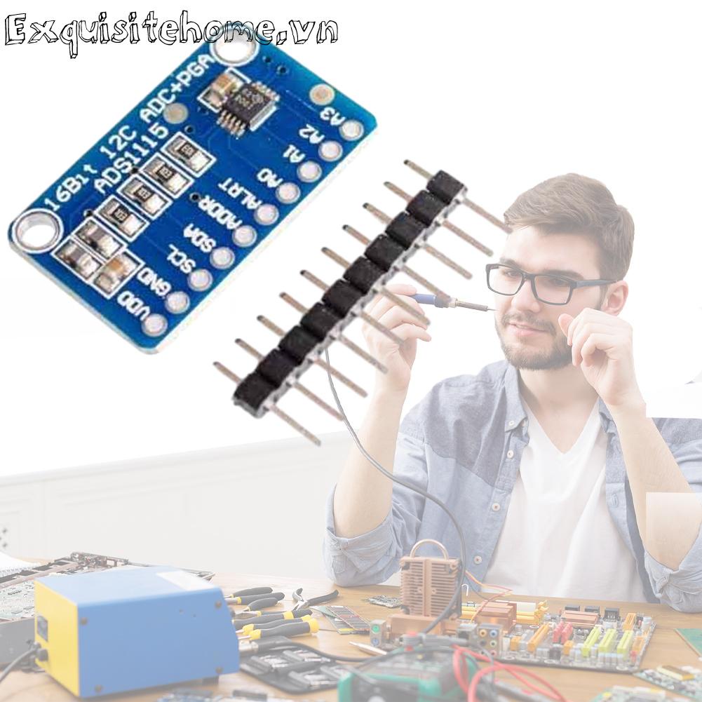 Bảng Mạch Phát Triển ads1115 16 bit adc 4 Kênh Kèm Bộ Khuếch Đại Lập Trình