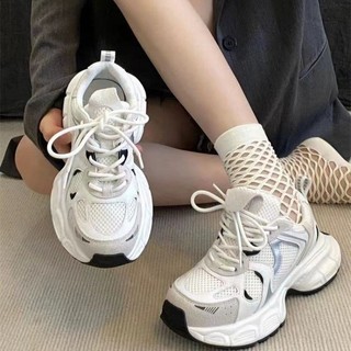 Giày thể thao phối lưới siêu nhẹ thời trang mùa xuân mới 2023 cho nữ