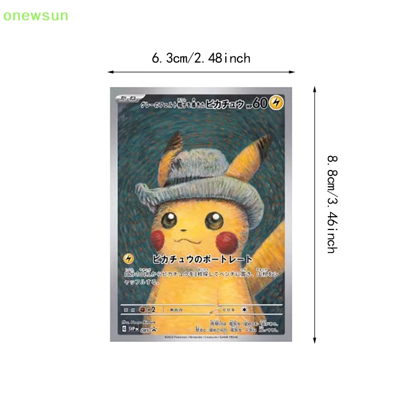 Bộ Sưu Tập Thẻ Bài pokemon netherlands van gogh Bảo Tàng pikachu Nhật Bản diy Mới