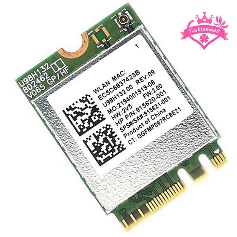 Set 2 Thẻ Nhớ rtl8821ce 802.11ac 1x1 wi-fi + bt 4.2 Chuyên Dụng 915621Thẻ Lưới Không Dây Cho hp probook 450 series hp probook 450