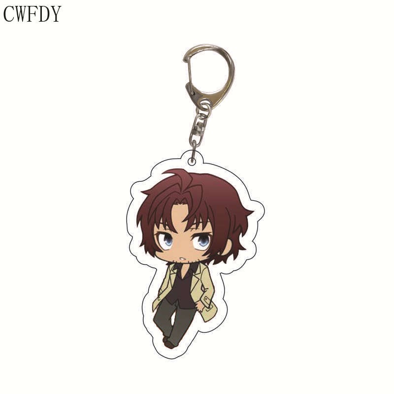 Móc khoá Bungou Stray Dogs Keychain Dazai Osamu Edogawa Ranpo Akutagawa Ryunosuke Nakajima Atsushi Nakahara Chuya
