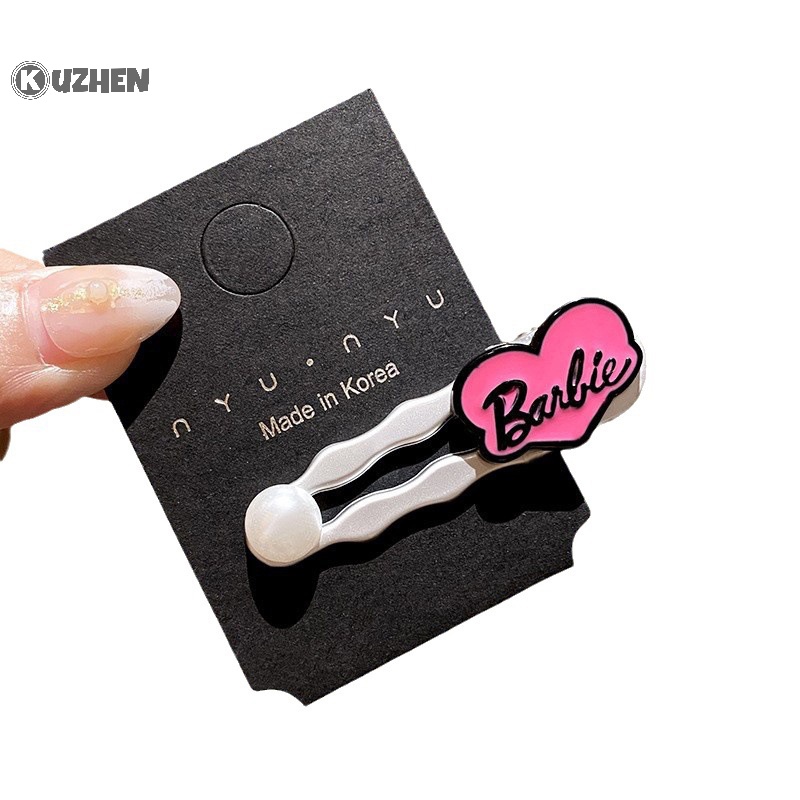 Kuzhen Kẹp Tóc Công Chúa Hình Búp Bê barbie Ngọt Ngào Cá Tính Thời Trang Cho Nữ
