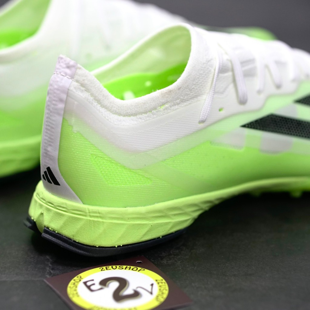 Giày bóng đá X Crazyfast.1 Trắng Chuối, giày đá banh cỏ nhân tạo nam đã khâu đế - 2EVSHOP
