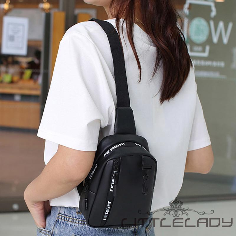 Túi Đeo Chéo Ngực Bằng Da pu Chống Nước Cho Nữ