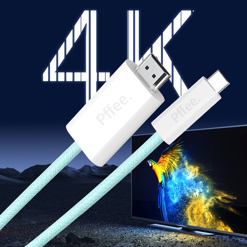 XIAOMI Pffee Dây Cáp Chuyển Đổi 4k type c usb Sang hdmi hdtv Kỹ Thuật Số av Cho Điện Thoại / Máy Chiếu / tv / huawei / 15