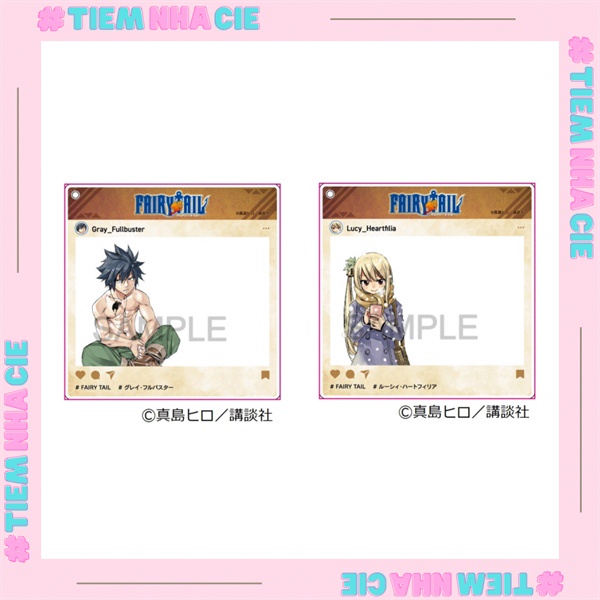 Móc khoá nhân vật Fairy Tail SNS event