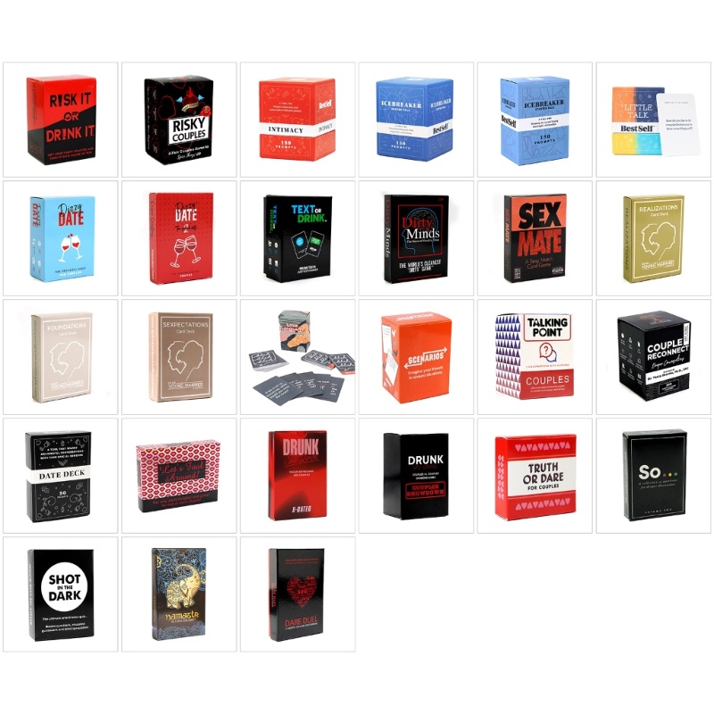 DK Vui Vẻ Rủi Ro Cặp Đôi Thẻ Trò Chơi Kỷ Niệm Hẹn Hò Đêm Trò Chơi Thẻ Hẹn Hò
