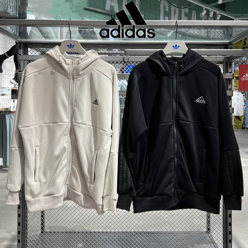 Áo Hoodie Thêu logo adidas Form Rộng Thời Trang Cho Nam Nữ