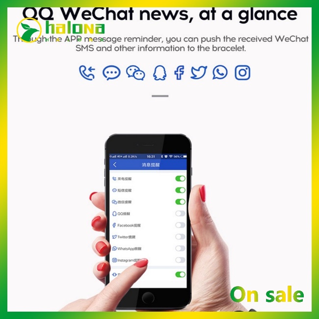 Halo Bộ Đồng Hồ Thông Minh y68 bluetooth Giám Sát Nhịp Tim & Huyết Áp