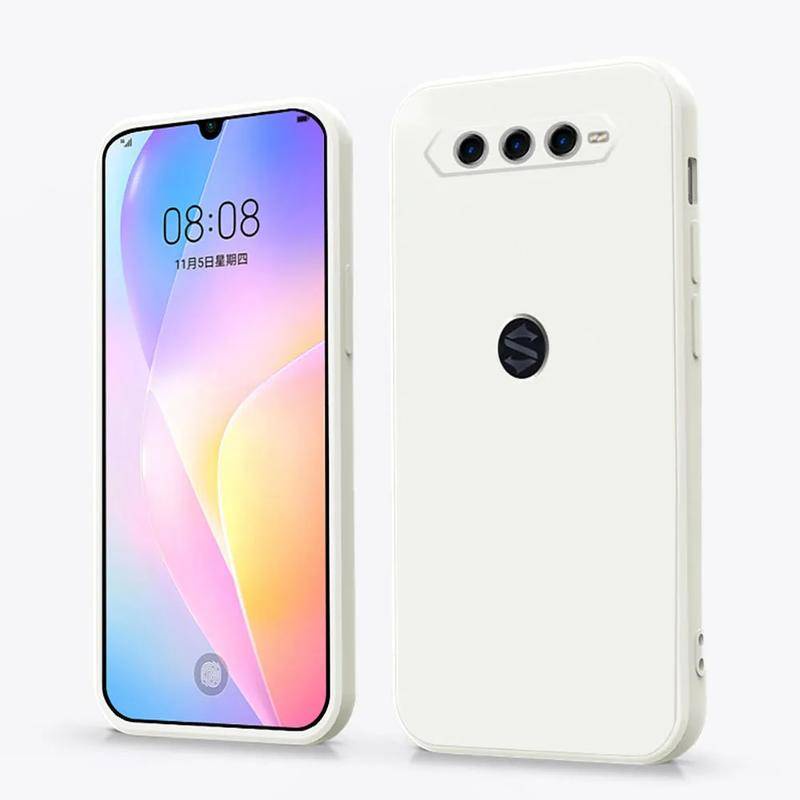 Ốp điện thoại silicon lỏng hình vuông cho Xiaomi Black Shark 3/3 Pro/4/4S/5/Black Shark 3 Pro 2023