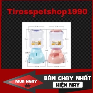 Bát ăn tự động và bát uống tự động chó mèo 3,8 lít sỉ SLL-bát ăn tự động chó mèo ❤️