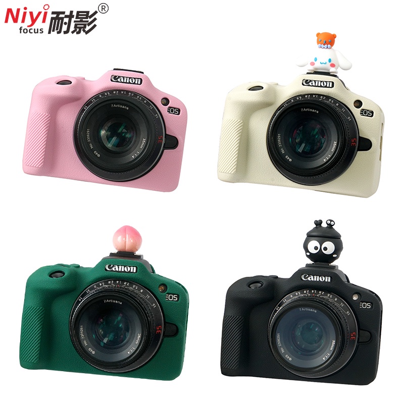 Silicone Ốp Điện Thoại Silicon Mềm Chống Bụi Chống Rơi Cho canon r100 r50 rp r5 G7 X 2 G5 X 2 G7 X 3