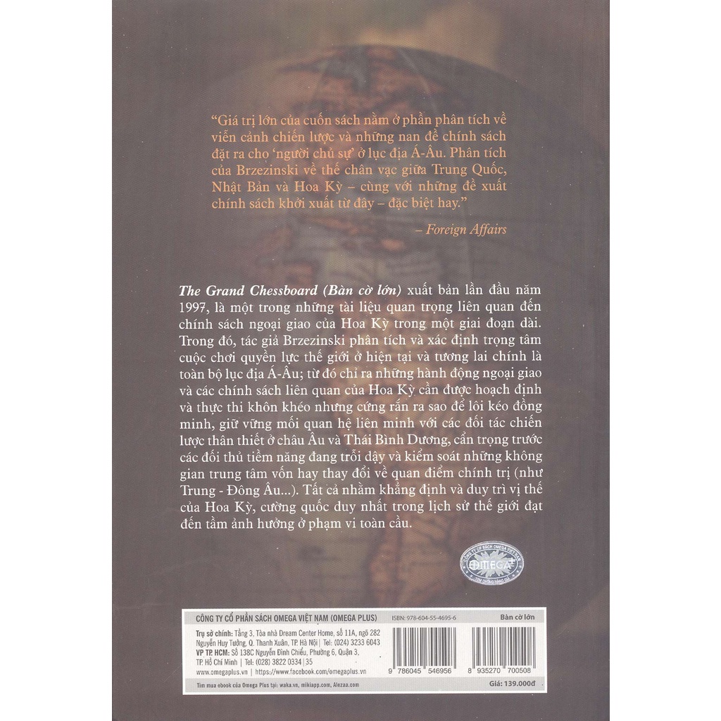 Sách Bàn Cờ Lớn  - Bản Quyền