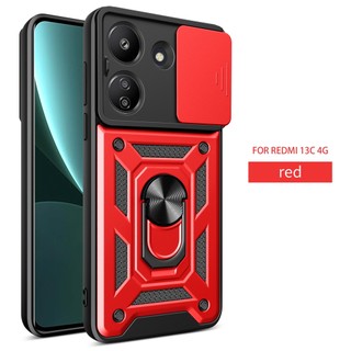 Ốp Điện Thoại Có Vòng Đỡ Nam Châm Chống Va Đập Cho xiaomi redmi 13c 12 12c 4g redmi 10 10c 10a 9c 4g 5g