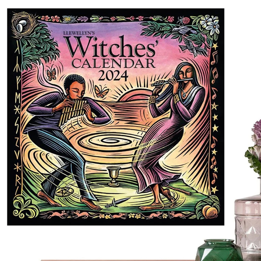 Lịch Để Bàn Hình Phù Thủy Thời Trang Thiết Thực Cho Nhà Ở