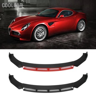 CoolCar 3 chiếc Cản Trước Lip Body Kit Universal Cánh lướt gió Sửa đổi xe cho ô tô